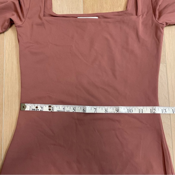 ARITZIA BABATON Square Neck Long Sleeve Mini Dress - Picture 7 of 8